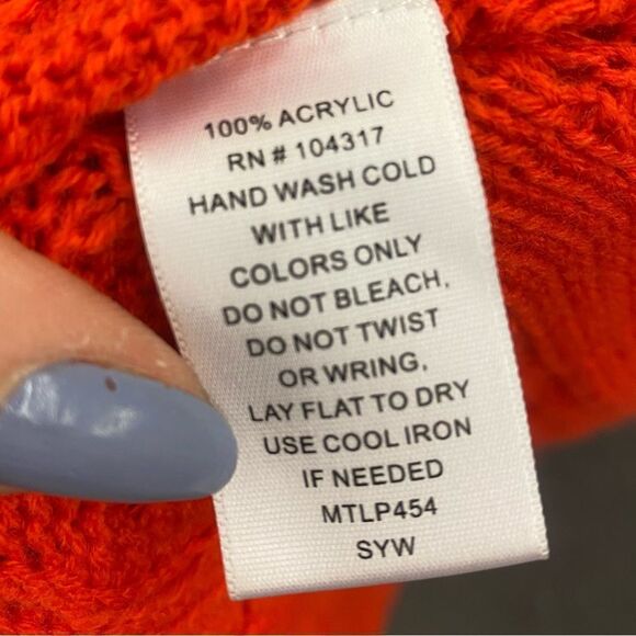 Allison Brittney Ladies 1X Knit red Sweater - Picture 3 of 5
